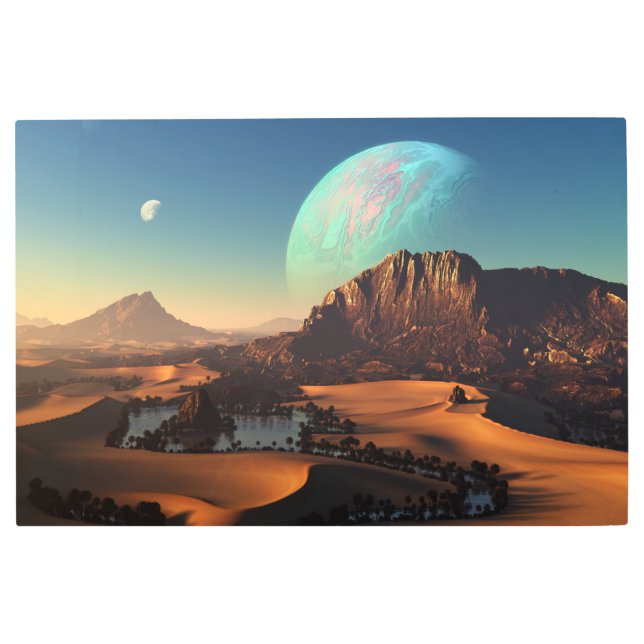 Oasia Metal Print (Front)