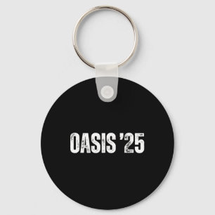 Oasis 25 2025 Vacation California Vintage Retro So Keychain