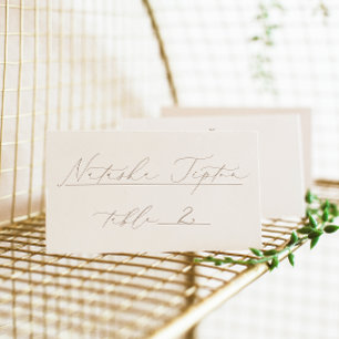 OASIS Beach Wedding Place Card