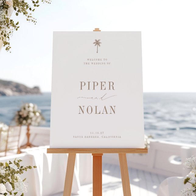 OASIS Beach Wedding Welcome Foam Board (Creator Uploaded)