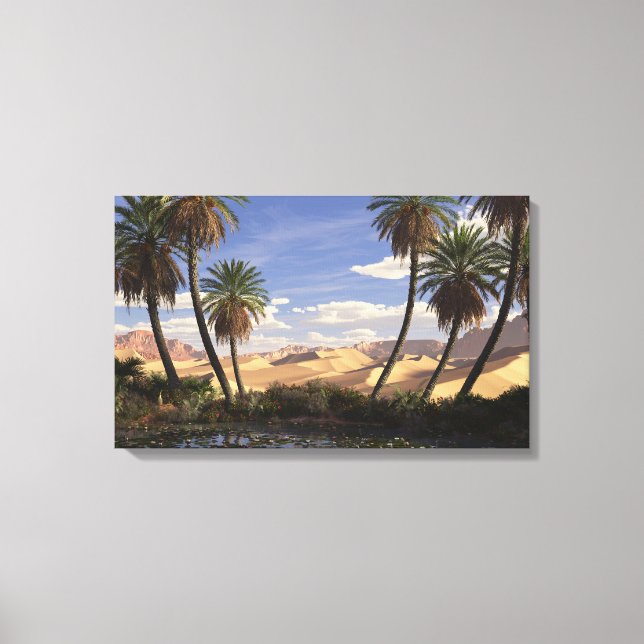 Oasis (Day) Canvas Print (Front)