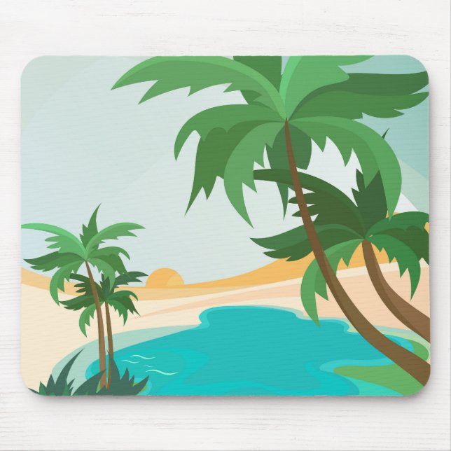 Oasis landscapes   mouse pad (Front)