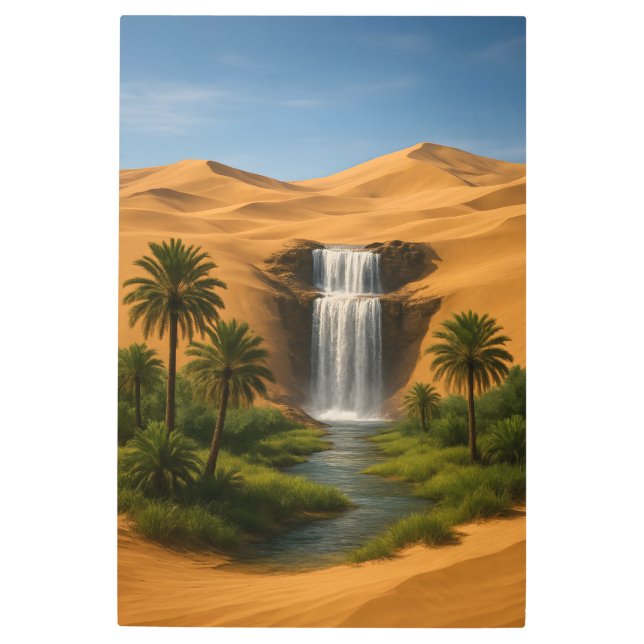 Oasis of Hope Metal Print (Front)