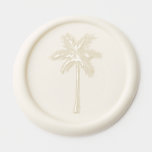 OASIS Palm tree Wax Seal Sticker<br><div class="desc">OASIS | Coastal Beach Palm Tree,  Wax Seal Sticker.</div>