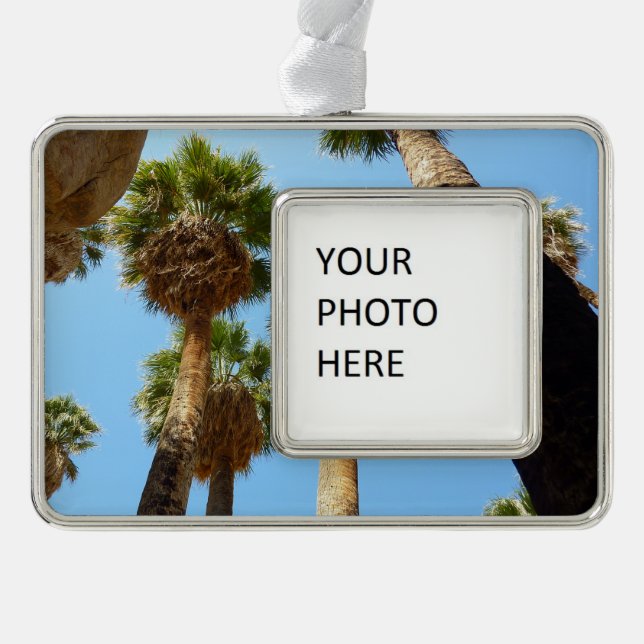 Oasis Palms at Joshua Tree National Park Christmas Ornament (Front)