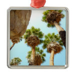 Oasis Palms in Joshua Tree National Park Metal Ornament