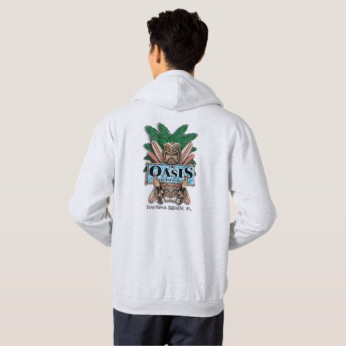 Oasis Tiki Bar And Grill Hoodie Light