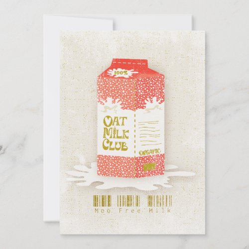 Oat Milk Club Vegan Organic Carton Moo Free Coffee