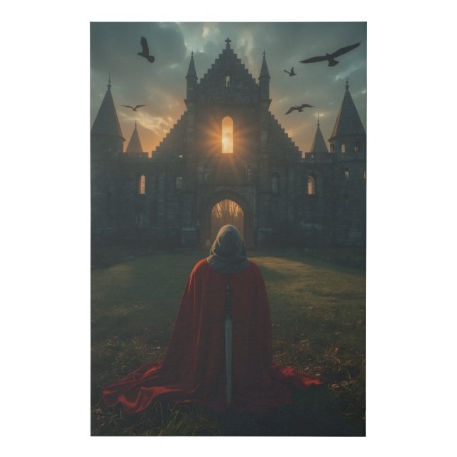 Oath at Dusk Faux Canvas Print (Front)