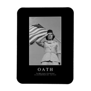 Oath: Inspirational Quote Magnet