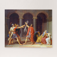 Oath of the Horatii │Jacques-Louis David Jigsaw Puzzle