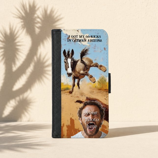 Oatman Arizona Donkey 66 Kicks iPhone Wallet Case (Creator Uploaded)
