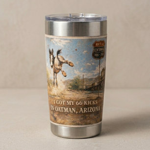 Oatman Arizona Wild Burro Drinkware   Insulated Tumbler