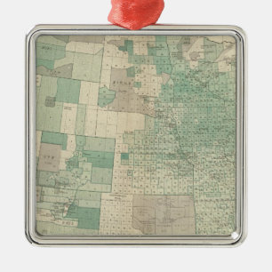 Oats per acre sown metal ornament