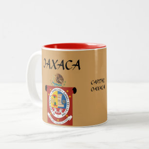 Oaxaca Mexico Crest & Flag Mug