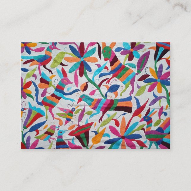 Oaxaca Mexico Mexican Mayan Hispanic Ethnic Boho Business Card (Front)