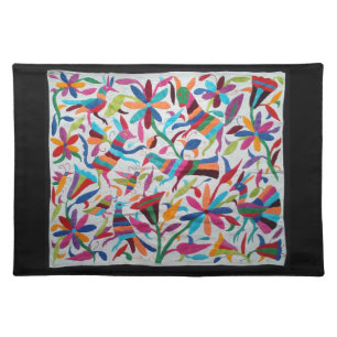 Oaxaca Mexico Mexican Mayan Hispanic Ethnic Boho Cloth Placemat