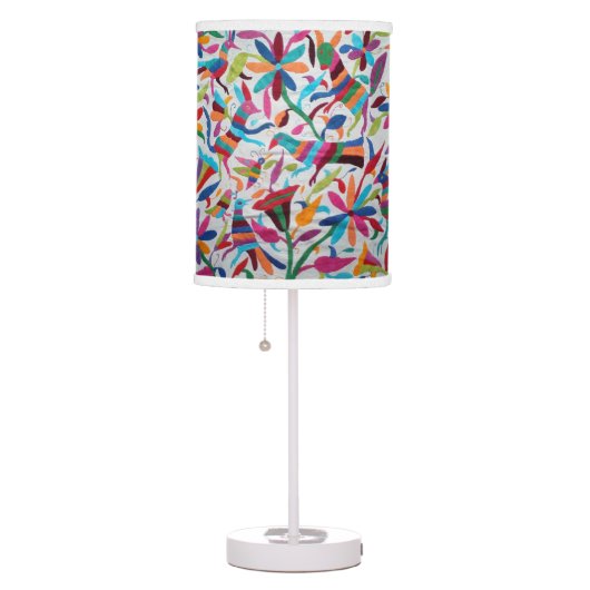 Oaxaca Mexico Mexican Mayan Hispanic Ethnic Boho Table Lamp (Right)