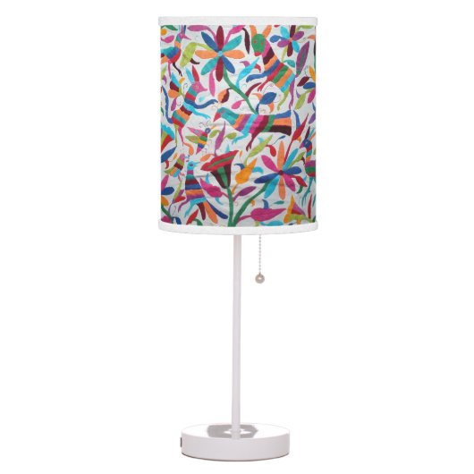 Oaxaca Mexico Mexican Mayan Hispanic Ethnic Boho Table Lamp (Left)