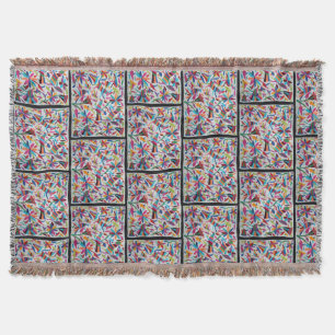 Oaxaca Mexico Mexican Mayan Hispanic Ethnic Boho Throw Blanket