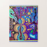 Oaxaca Mexico Mexican Mayan Tribal Art Boho Travel Jigsaw Puzzle Oaxaca Mexico Mexican Mayan Tribal Art Boho Travel Jigsaw Puzzle