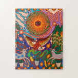Oaxaca Mexico Mexican Mayan Tribal Art Boho Travel Jigsaw Puzzle Oaxaca Mexico Mexican Mayan Tribal Art Boho Travel Jigsaw Puzzle