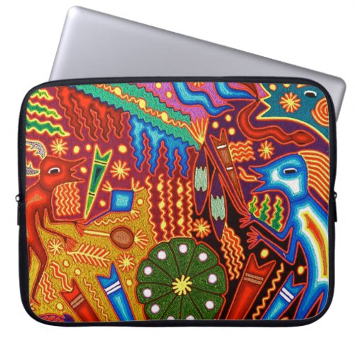 Oaxaca Mexico Mexican Mayan Tribal Art Boho Travel Laptop Sleeve