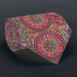 Oaxaca Mexico Mexican Mayan Tribal Art Boho Travel Neck Tie<br><div class="desc">Contact designer for assistance with personalization or special orders. The state of Oaxaca in southern Mexico has a noteworthy tradition of finely crafted textiles, particularly handmade embroidery and woven goods that frequently utilize a backstrap loom. Oaxaca is home to several different groups of indigenous peoples, each of which has a...</div>