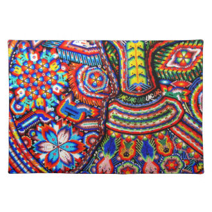 Oaxaca Mexico Mexican Mayan Tribal Art Boho Travel Placemat