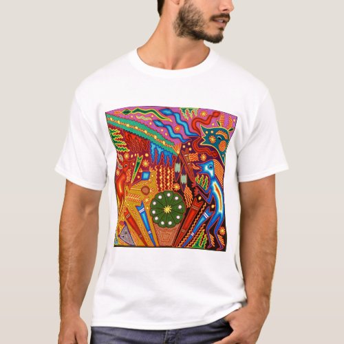 Oaxaca Mexico Mexican Mayan Tribal Art Boho Travel T_Shirt