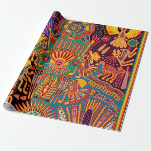 Oaxaca Mexico Mexican Mayan Tribal Art Boho Travel Wrapping Paper Oaxaca Mexico Mexican Mayan Tribal Art Boho Travel Wrapping Paper