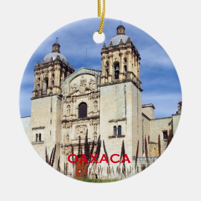 Oaxaca, Mexico Scenic Christmas Ornament (Front)