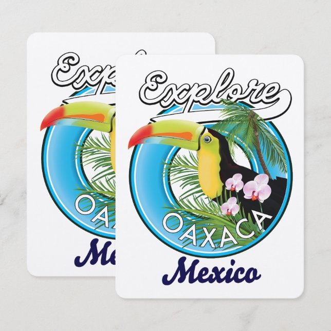 Oaxaca Mexico travel logo (Front/Back)