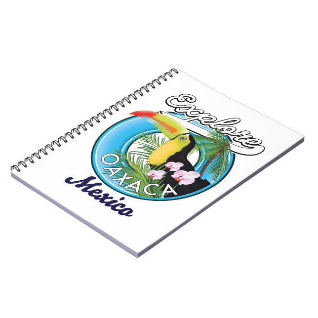 Oaxaca Mexico travel logo Notebook (Left Side)