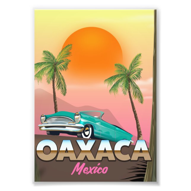 Oaxaca Mexico travel poster (Front)