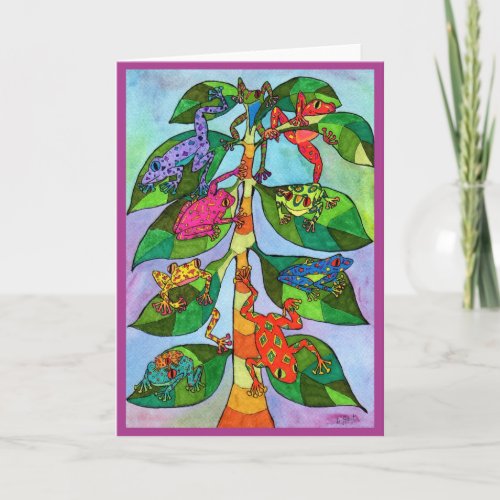 Oaxacan Frog Tree of Life Card