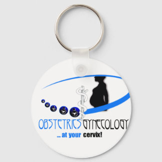 OB / GYN AT YOUR CERVIX - FUNNY MEDICAL KEYCHAIN