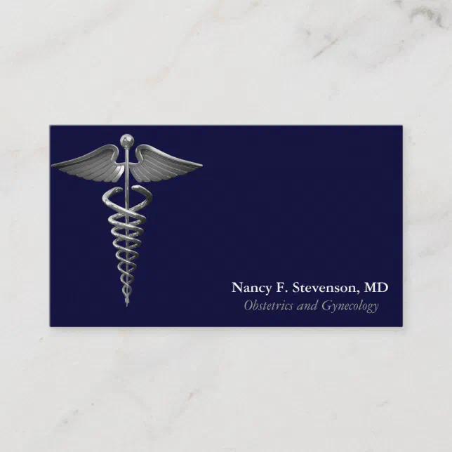 OB-GYN Business Card Sample | Zazzle