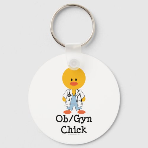 OBGYN Chick Keychain