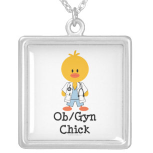 OB/GYN Chick Necklace
