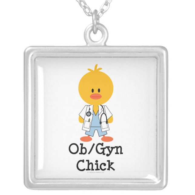 OB/GYN Chick Necklace (Front)