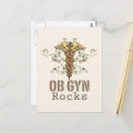 OB GYN Rocks Postcard | Zazzle