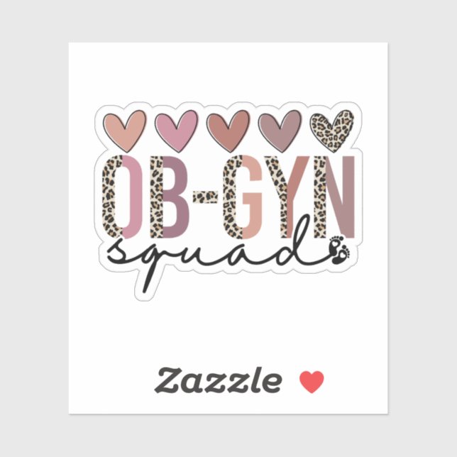 OB GYN Squad Sticker (Sheet)