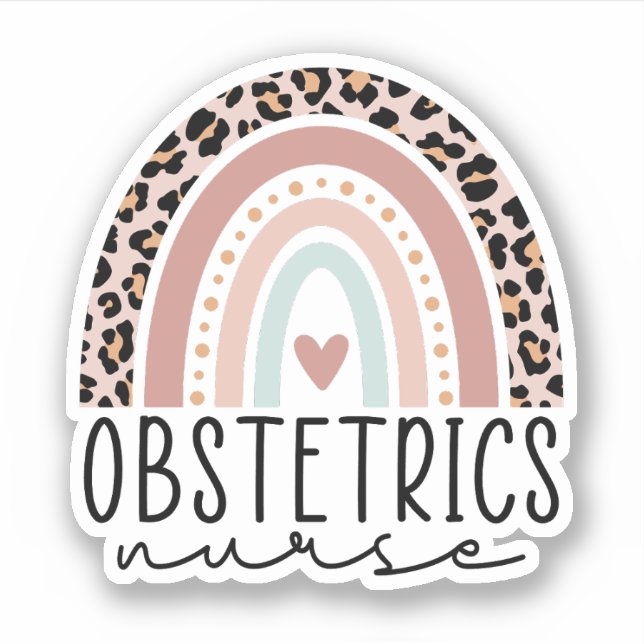 OB Nurse Obstetrics OB/GYN Nurse, Obstetrics Nurse Sticker (Front)