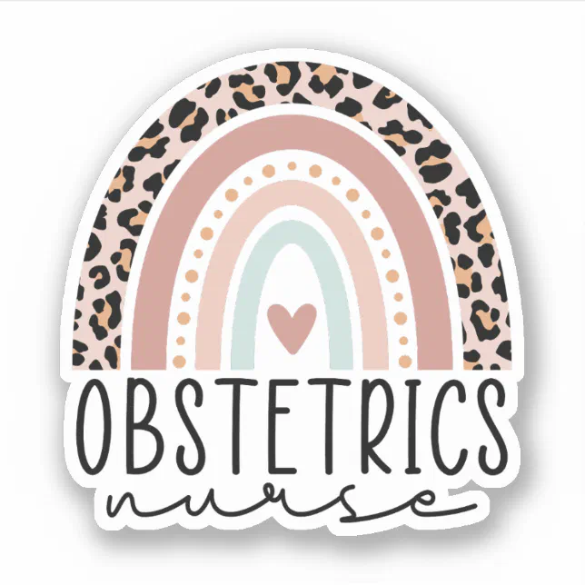 OB Nurse Obstetrics OB/GYN Nurse, Obstetrics Nurse Sticker | Zazzle