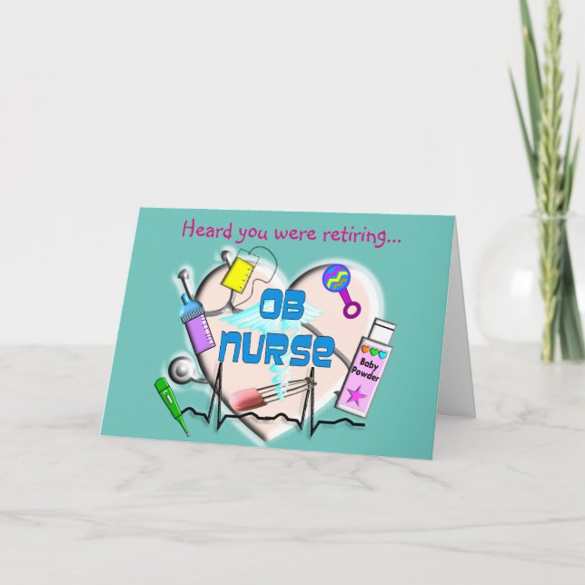 OB Nurse Retirement Card (Front)
