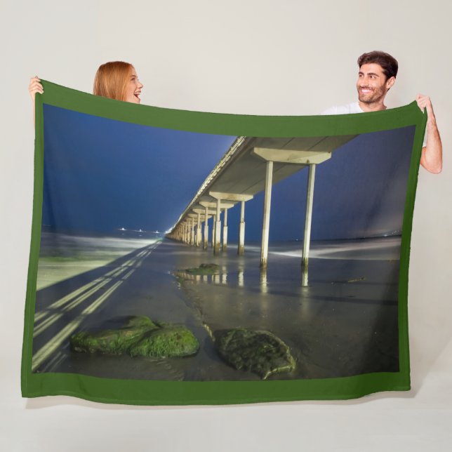 OB pier Fleece Blanket (In Situ)