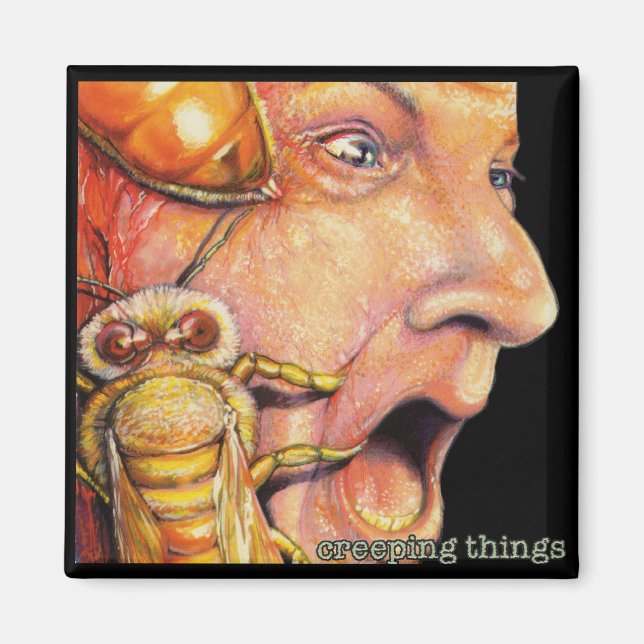 OBA magnet, "creeping things" album cover Magnet (Front)