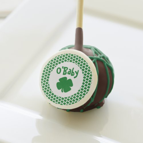 OBaby St Patricks Day Baby Shower Cake Pops