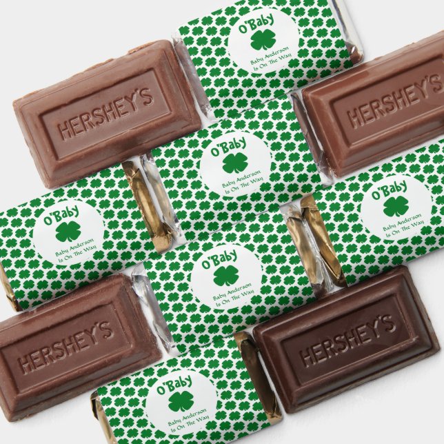 O'Baby St Patrick's Day Baby Shower Hershey's Miniatures (Assorted)